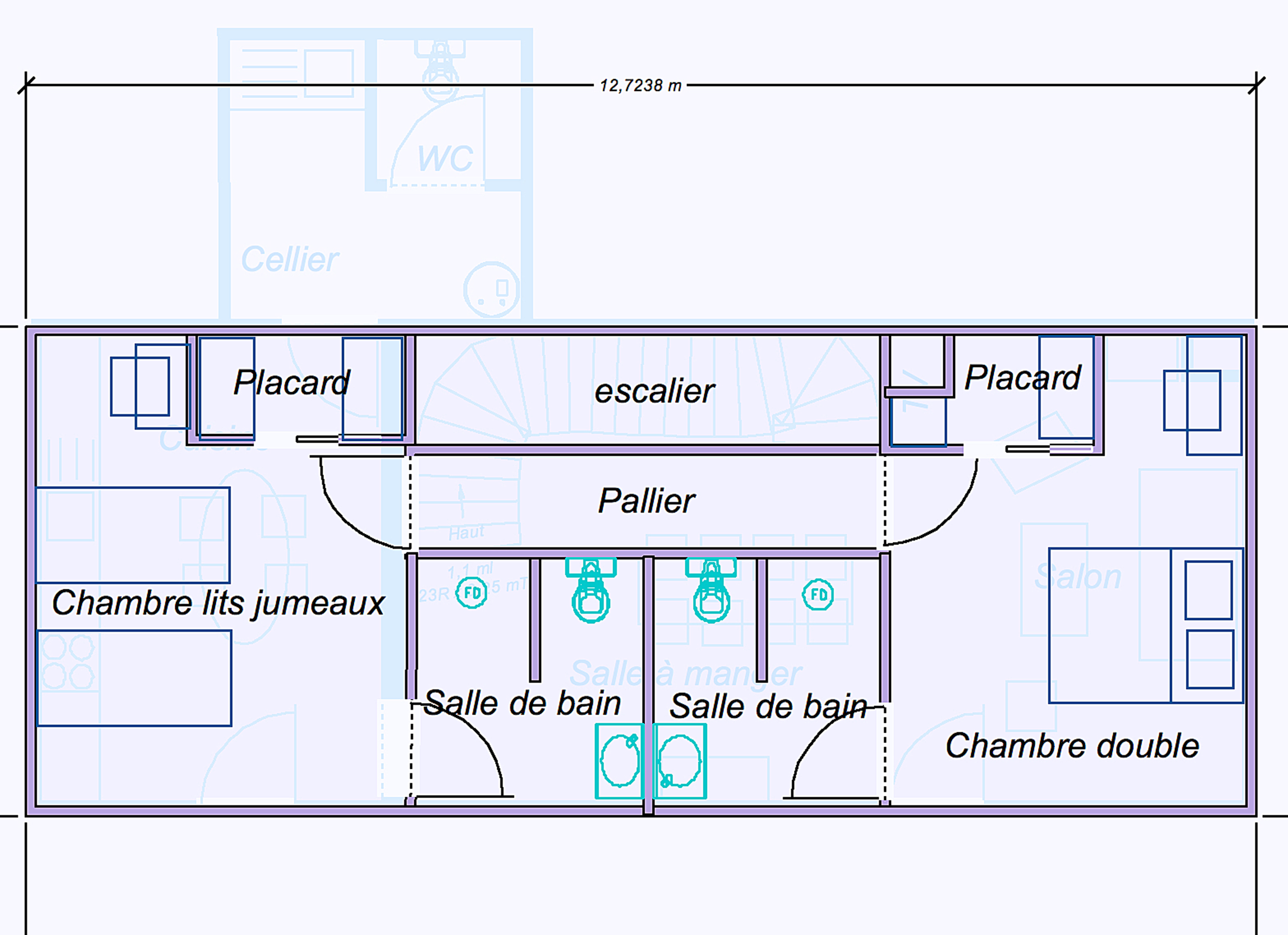 Le Relais - first floor - 2 bedrooms